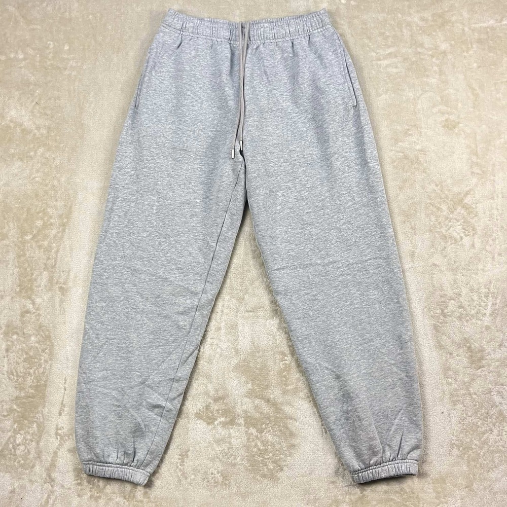 Victoria's Secret PINK Gray Script Logo Jogger Sweatpants Small